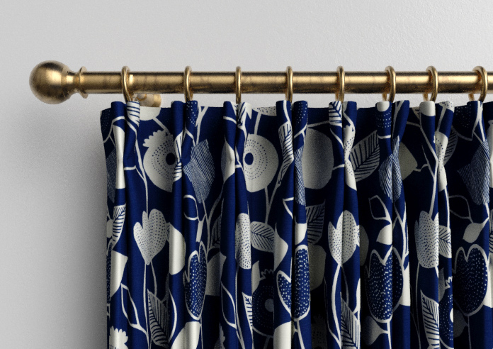 Nordic, Indigo - Made to Measure Curtains - Image 10